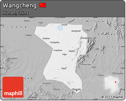 Gray Map of Wangcheng