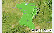 Political Map of Wangcheng, satellite outside