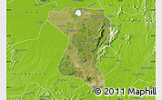 Satellite Map of Wangcheng, physical outside