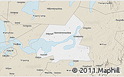 Classic Style 3D Map of Xiangyin
