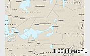 Shaded Relief Map of Xiangyin