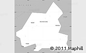 Gray Simple Map of Xiangyin