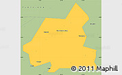 Savanna Style Simple Map of Xiangyin
