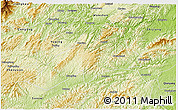 Physical 3D Map of Xinhuang