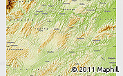 Physical Map of Xinhuang