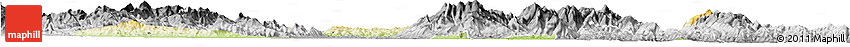 Physical Horizon Map of Xinning, desaturated