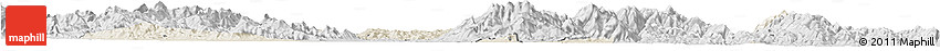Shaded Relief Horizon Map of Xinning, desaturated Shaded Relief Horizon Map of Xinning, desaturated