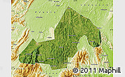 Satellite Map of Xinning, physical outside