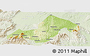 Physical Panoramic Map of Xinning, lighten