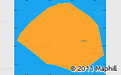 Political Simple Map of Yiyang Shi