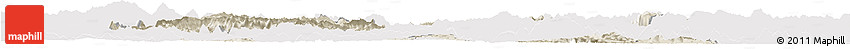 Shaded Relief Horizon Map of Yongshun, cropped outside