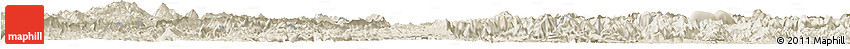 Shaded Relief Horizon Map of Yongshun