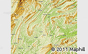 Physical Map of Yongshun