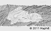 Gray Panoramic Map of Yongshun