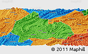 Political Panoramic Map of Yongshun
