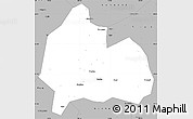 Gray Simple Map of Yongshun