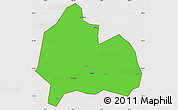 Political Simple Map of Yongshun, cropped outside
