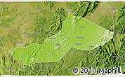 Physical 3D Map of Yongxing, satellite outside