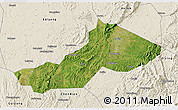 Satellite 3D Map of Yongxing, shaded relief outside