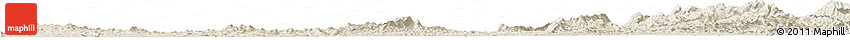 Shaded Relief Horizon Map of Yongxing