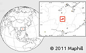 Blank Location Map of Yongxing