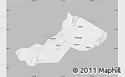 Gray Map of Yongxing, single color outside
