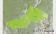 Physical Map of Yongxing, semi-desaturated