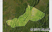 Satellite Map of Yongxing, darken