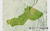 Satellite Map of Yongxing, lighten