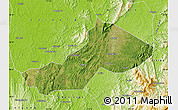 Satellite Map of Yongxing, physical outside