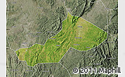 Satellite Map of Yongxing, semi-desaturated