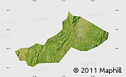 Satellite Map of Yongxing, single color outside