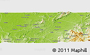Physical Panoramic Map of Yongxing