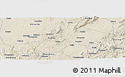 Shaded Relief Panoramic Map of Yongxing