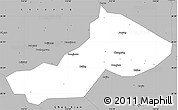 Gray Simple Map of Yongxing