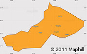 Political Simple Map of Yongxing, cropped outside