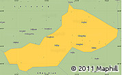 Savanna Style Simple Map of Yongxing