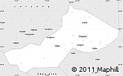 Silver Style Simple Map of Yongxing