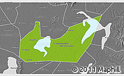 Physical 3D Map of Yuanjiang, desaturated