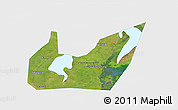 Satellite 3D Map of Yuanjiang, single color outside
