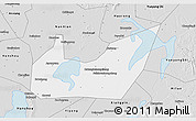 Silver Style 3D Map of Yuanjiang