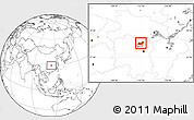 Blank Location Map of Yuanjiang