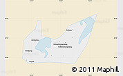 Classic Style Map of Yuanjiang, single color outside