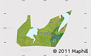 Satellite Map of Yuanjiang, cropped outside