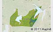 Satellite Map of Yuanjiang, lighten
