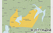 Savanna Style Map of Yuanjiang