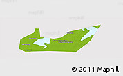 Physical Panoramic Map of Yuanjiang, cropped outside