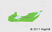 Political Panoramic Map of Yuanjiang, cropped outside