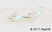 Shaded Relief Panoramic Map of Yuanjiang, lighten
