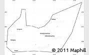 Blank Simple Map of Yuanjiang, cropped outside